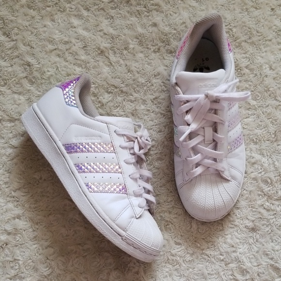 adidas shell toe holographic